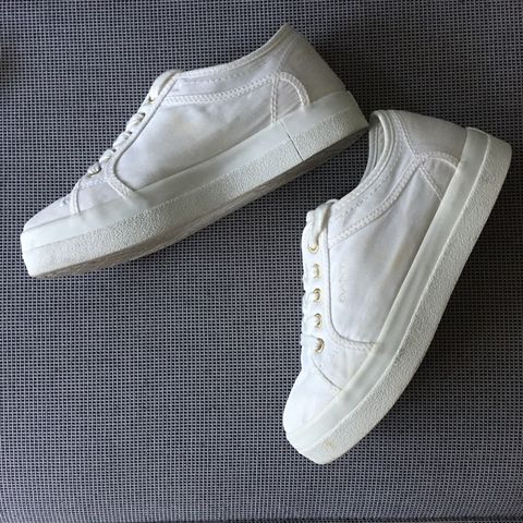 GANT sneakers hvite str 36/3 brukt billig kun 250,-