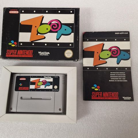 Zoop Super Nintendo SNES