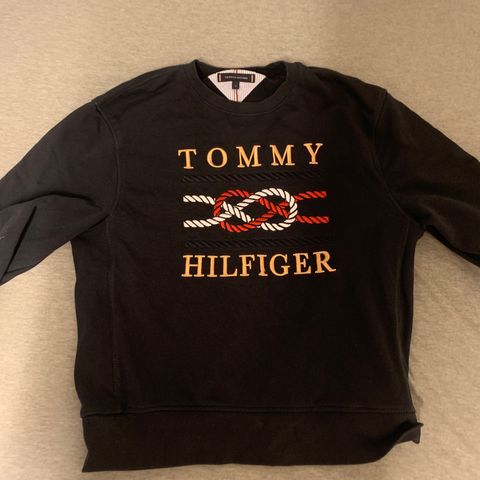 Tommy hilfiger crewneck (marineblå)