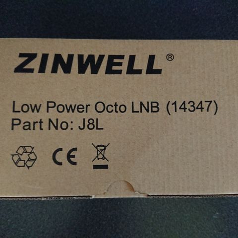 Zinwell Octo LNB, se bilder.