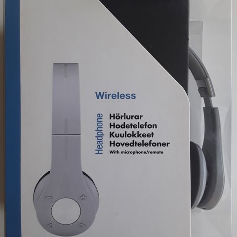 Nye Bluetooth Hodetelefoner i emballasjen fortsatt selges. Sender gjerne