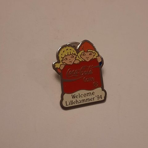 Coca cola ''Flagg'' pins Lillehammer 94