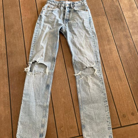 Zara mid-waist jeans str 32