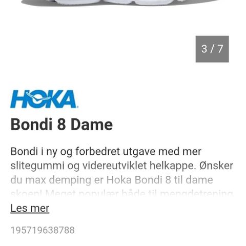 HELT NYE HOKA str 39