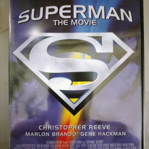 Dvd. Superman The Movie. Norsk tekst.