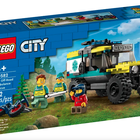 NY LEGO CITY Ambulanse med firehjulstrekk (40582)