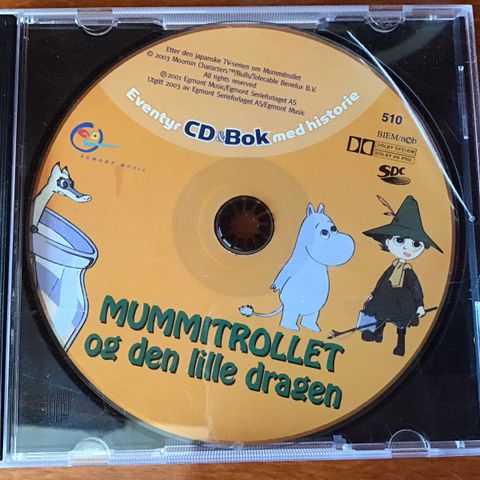 Mummitrollet og den lille dragen lydbok ( kun CD)