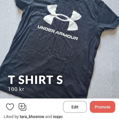 Under armour t shirte S