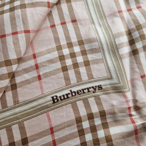 Burberry silkeskjerf, vintage