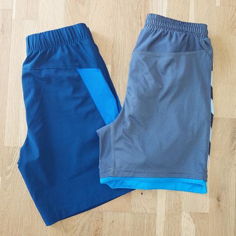 2 treningsshorts,  str 152 (10 år), 60 kr