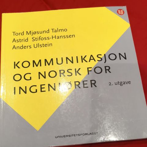 Komminikasjon og norsk for ingeniører