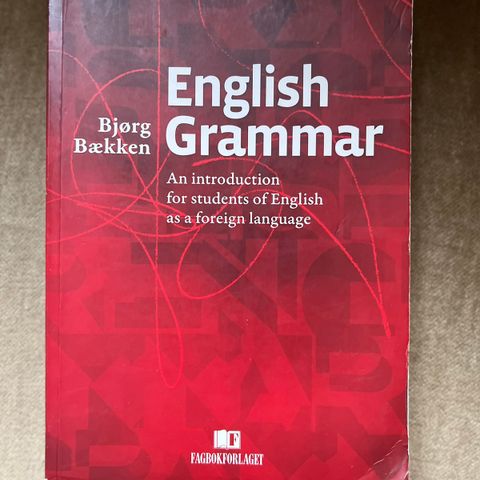 English grammar, Bjørg Bækken