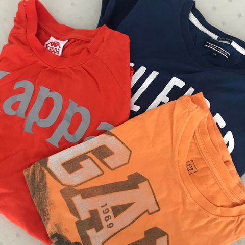 T-kjørte fra Tommy Hilfiger, Gap og Kappa til ungdom