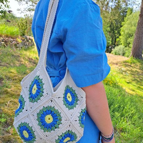 Heklede tote bags