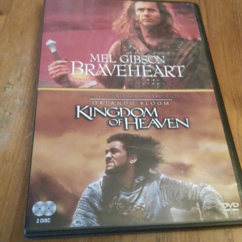 Braveheart/ Kingdom of Heaven.     Norske tekster