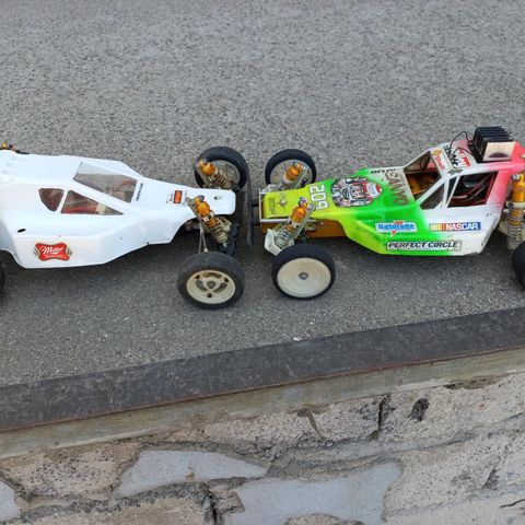 Red.priser! 3 Vintage RC10, Losi Junior 22