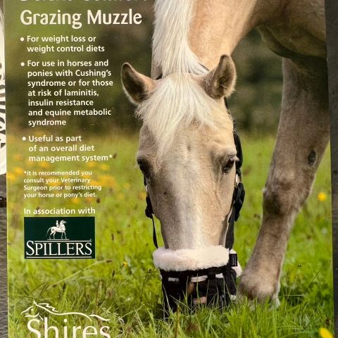 Nye Gressmasker - Shires Deluxe Comfort Grazing Muzzle