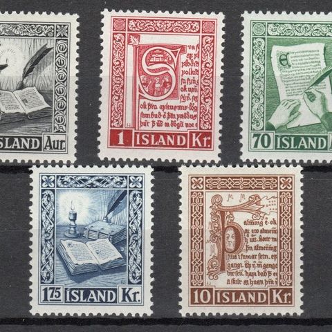 Island  postfrisk AFA 288-92