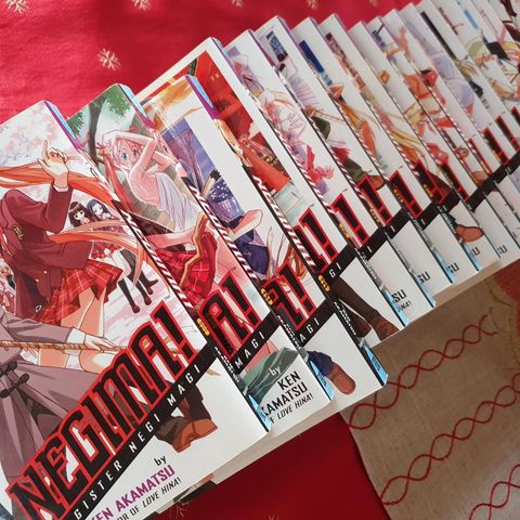 Manga: Negima! Vol. 1-29 Engelsk Del Rey