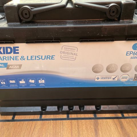 Exide Marine&Leisure EP600 dual batteri til salgs