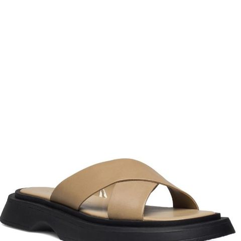 NY MANGO KARRY LEATHER PLATFORM SANDAL WITH STRAPS