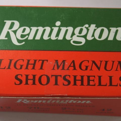 Remington Light Magnum Shotshells Kaliber12, 70mm, haglpatroner i bly. 10stk.