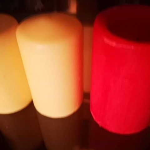 3.Stk Kubbelys selges for 50,- 💗🕯️🕯️🕯️💗