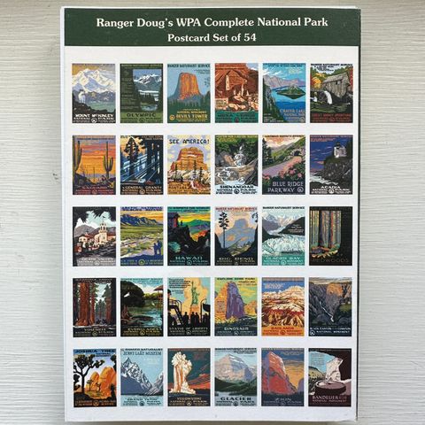 USA National park postcards (54 stk)