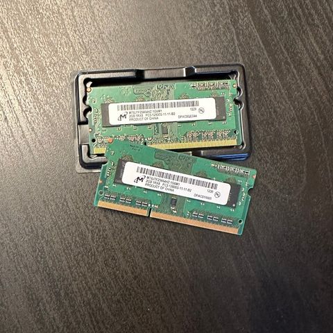 DDR RAM 2GB PC3 12800 X 2