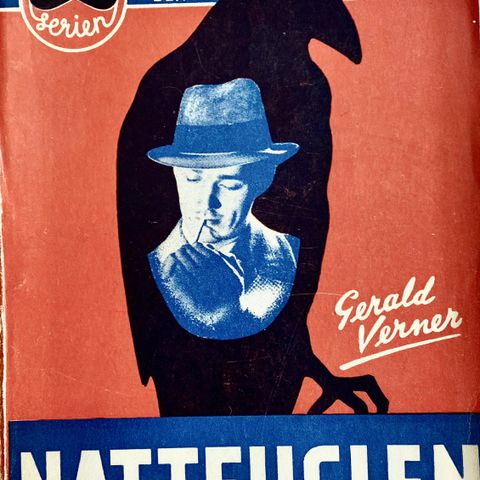 Gerald Verner: "Nattfuglen". Kriminalroman. Papeback