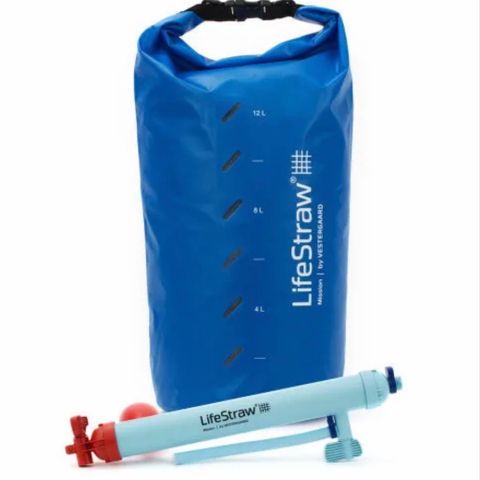 Ubrukt Lifestraw drikkesystem til camping /overlevelse