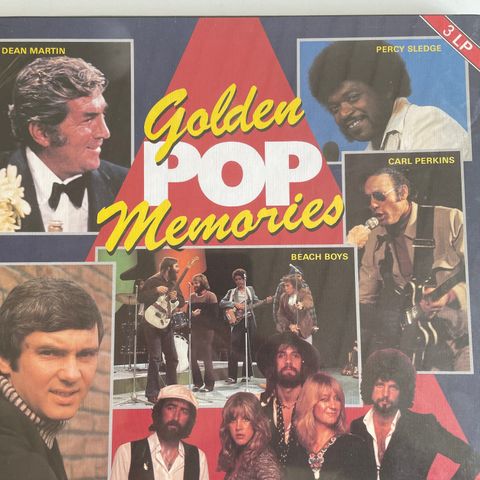 Golden pop memories ny LP box, NOS, Fra før ca 1988 med plasten på !