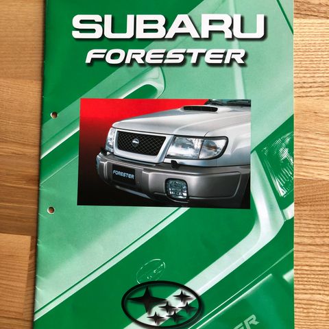 Subaru Forester brosjyre 1999 modell