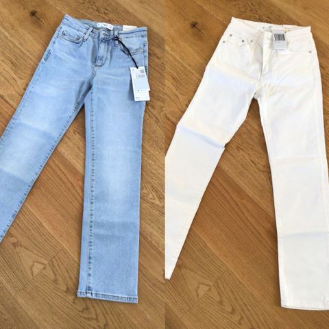 Helt ny - 2 straight jeans fra Mango i str. 32