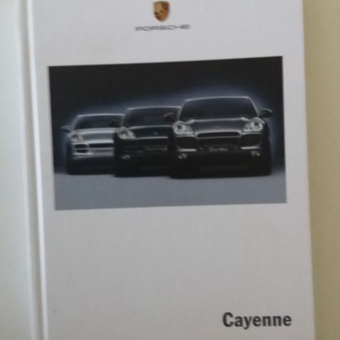 PORSCHE CAYENNE -brosjyre.