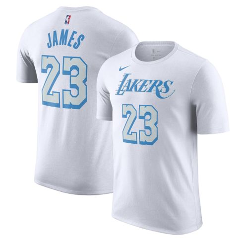 Lakers City white nike LeBron James shirt