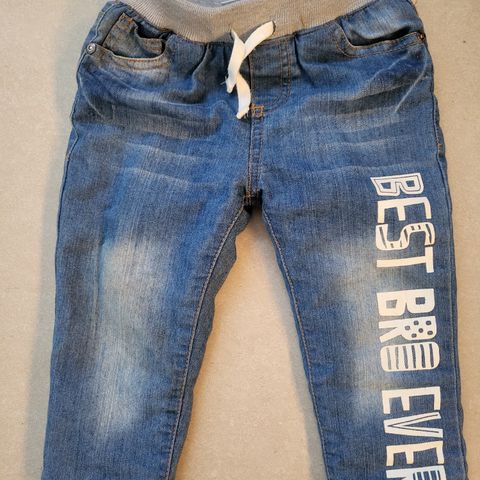 Flott jeans / olabukse til baby/barn selges rimelig