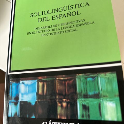 Sociolingüistica del español. Blas Arroyo (2005)
