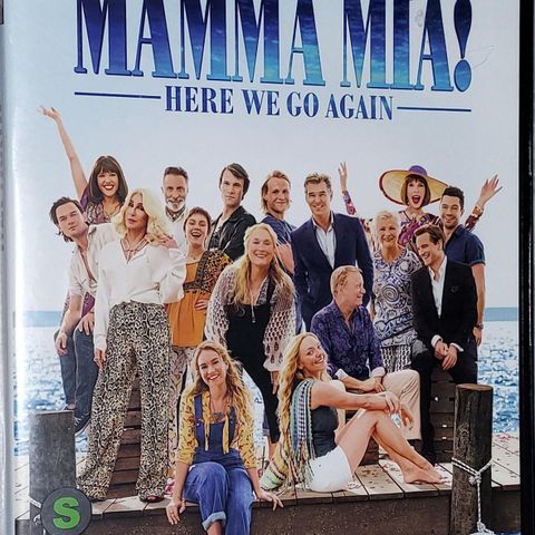 DVD.MAMMA MIA.HERE WE GO AGAIN.SING-ALONG EDITION.UÅPNET.