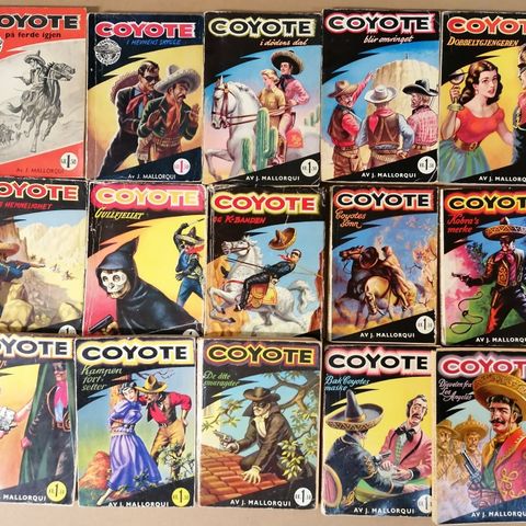 Coyote samling til salgs