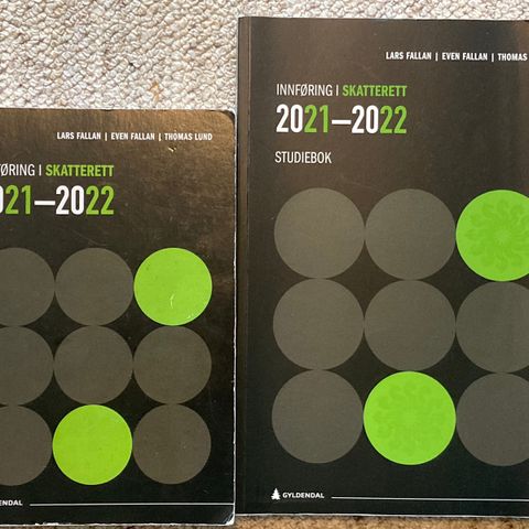 Innføring i skatterett 2021-2022 + studiebok