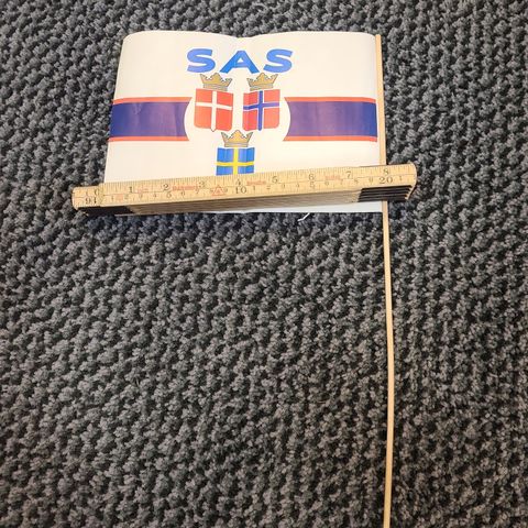SAS Flagg papir. Flyselskap Fly Skandinavian Airline System