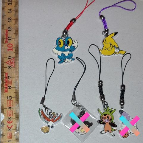 Pokemon metal strap selges!!