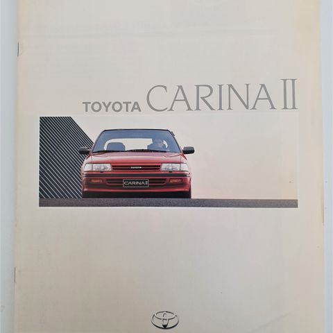 Bilbrosjyre Toyota Carina II AT/ST171 1989-1992