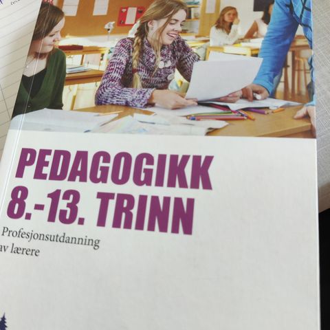 Pedagogikk 8.-13. trinn. Profesjonsutdanning av lærere