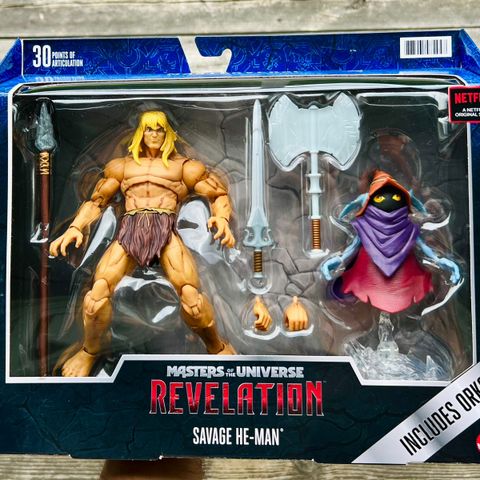 Savage He-Man + Floating Orko | Masters of the Universe Revelation Masterverse