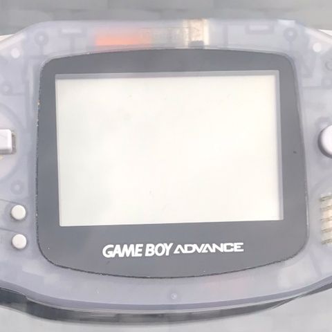 Game boy advanced konsoll clear version