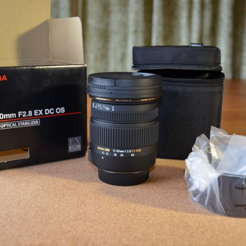 Sigma 17-50mm F2.8 EX DC OS, for Nikon DX