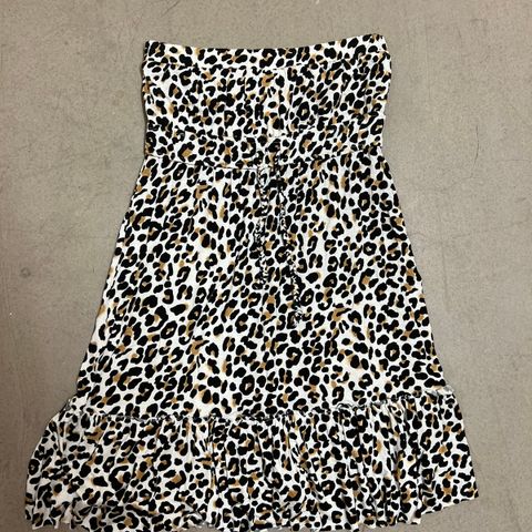 Leopard mønster kjole