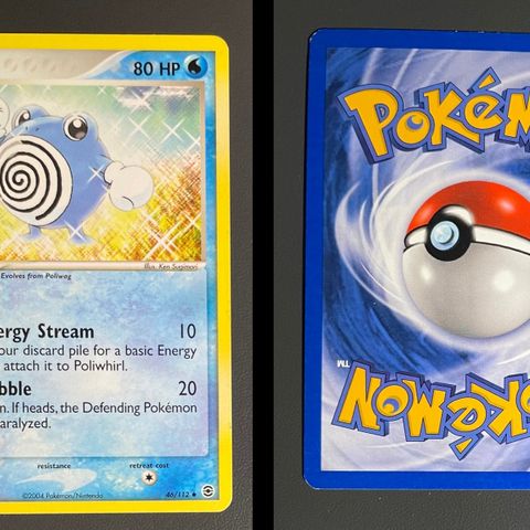 Pokemon-kort uncommon Poliwhirl #46/112 fra Ex Fire Red & Leaf Green